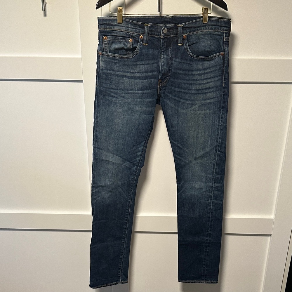 Levi's Dark Blue Skinny Jeans for Men